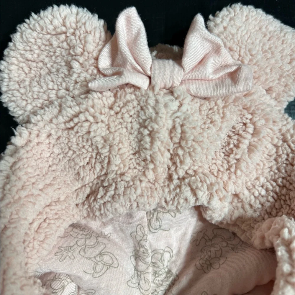 Disney | Pink Fleece Baby Footie | 18M